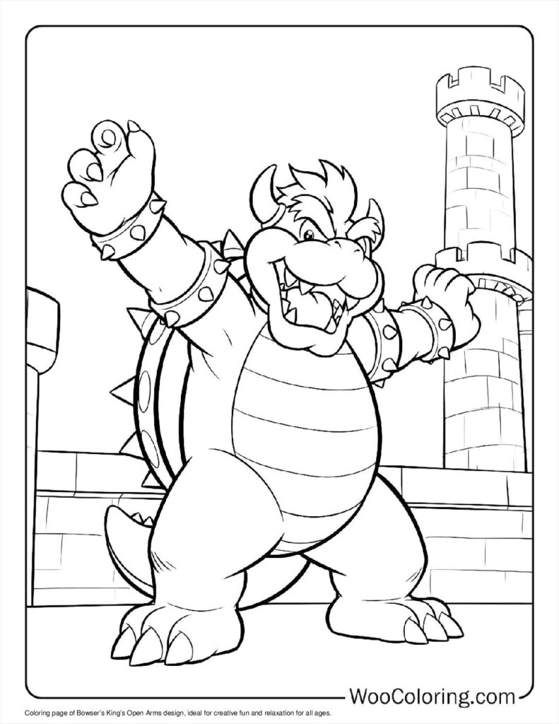 100+ Bowser coloring pages (Free PDF To Print) Woo Coloring