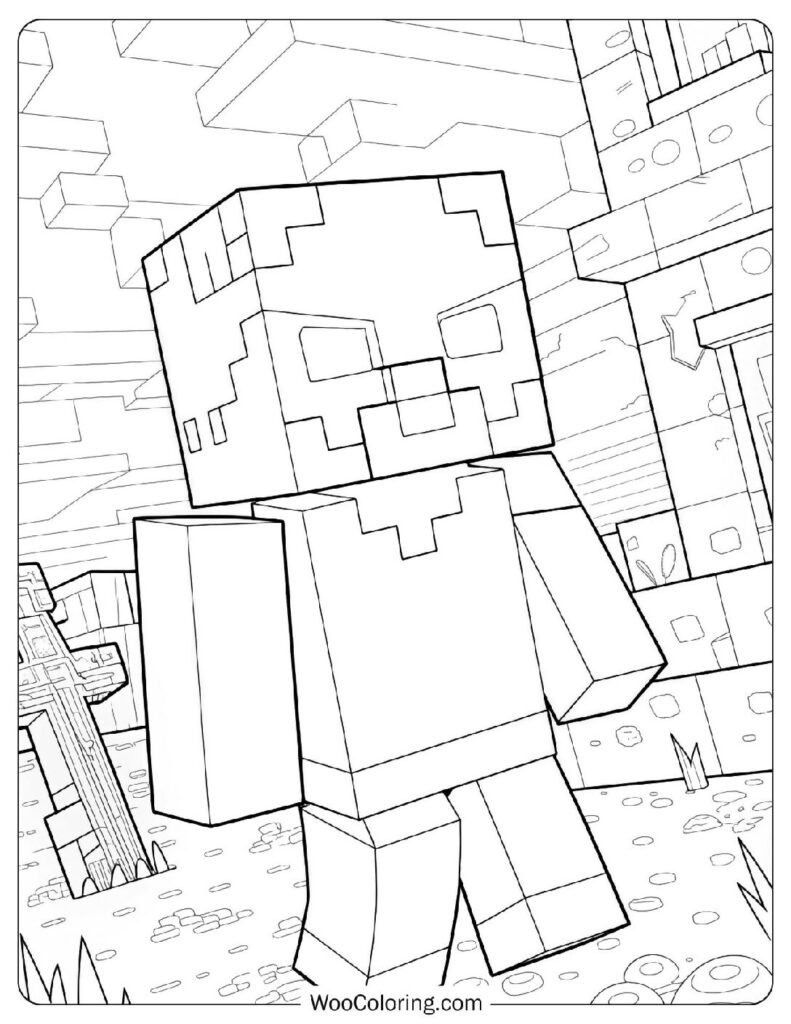 92 Minecraft Coloring Pages (Free PDF To Print) Woo Coloring