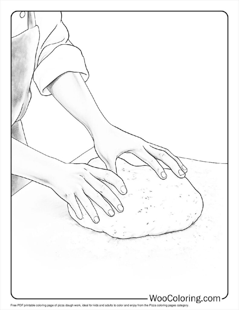 100+ Pizza coloring pages (Free PDF To Print) Woo Coloring