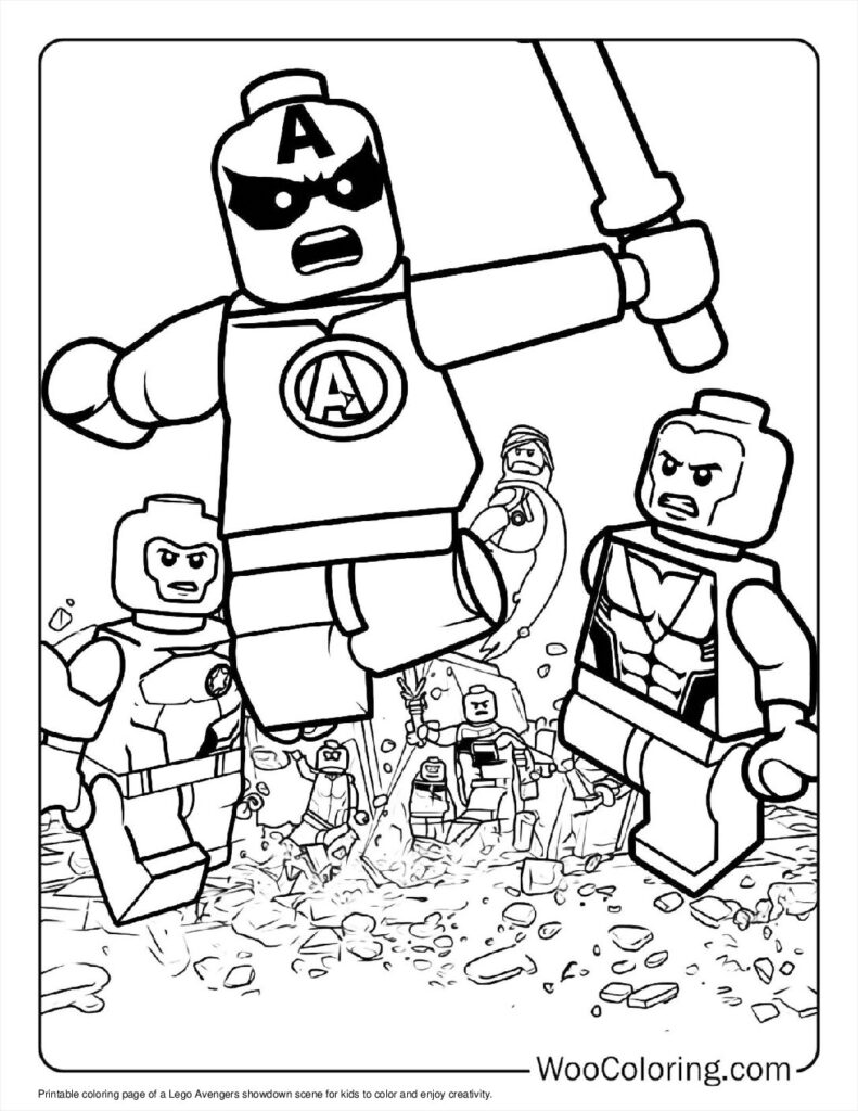100+ Lego Avengers coloring pages (Free PDF To Print) Woo Coloring