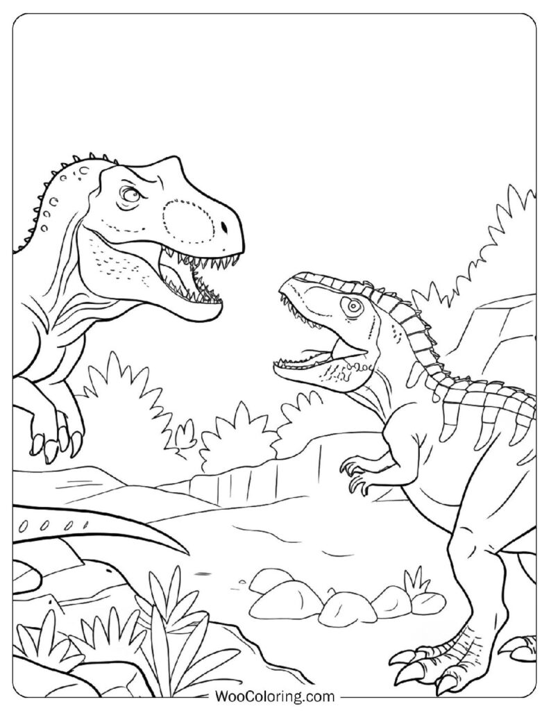 38 TRex Coloring Pages (Free PDF To Print) Woo Coloring