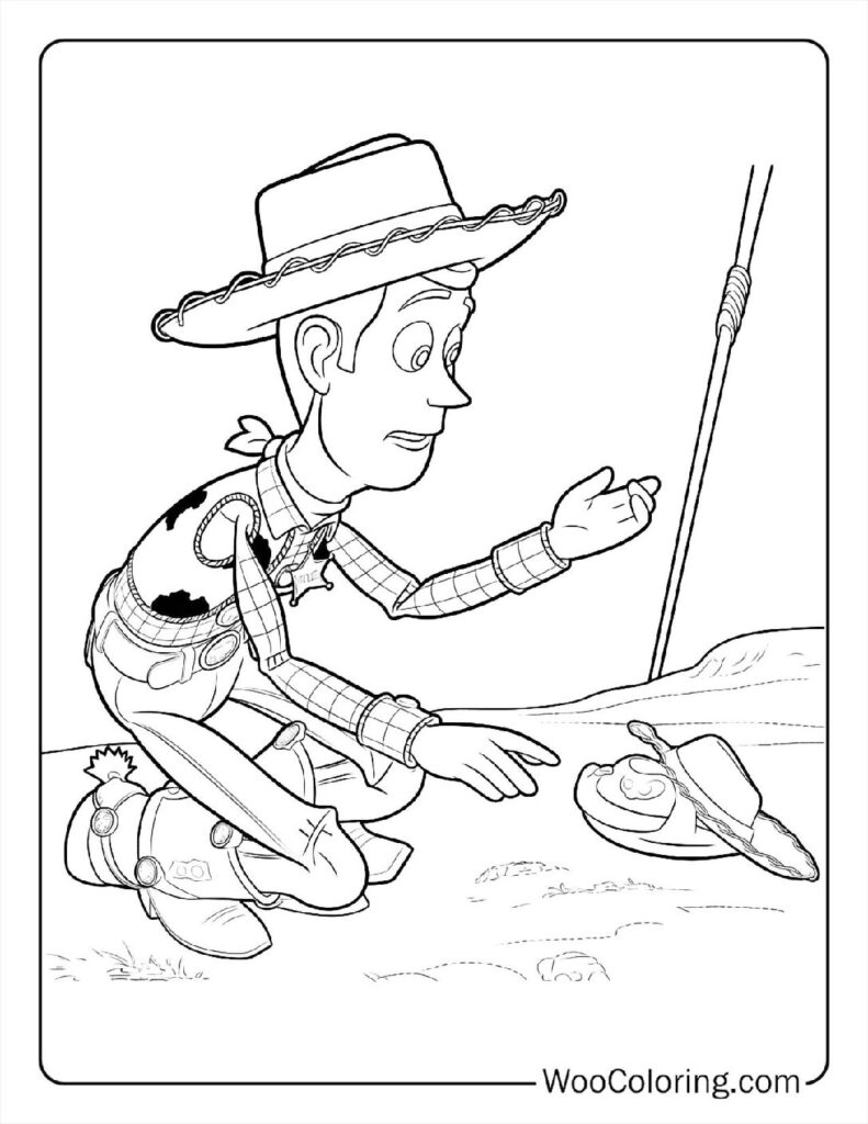 Coloring Page Of Woody Coloring Pages