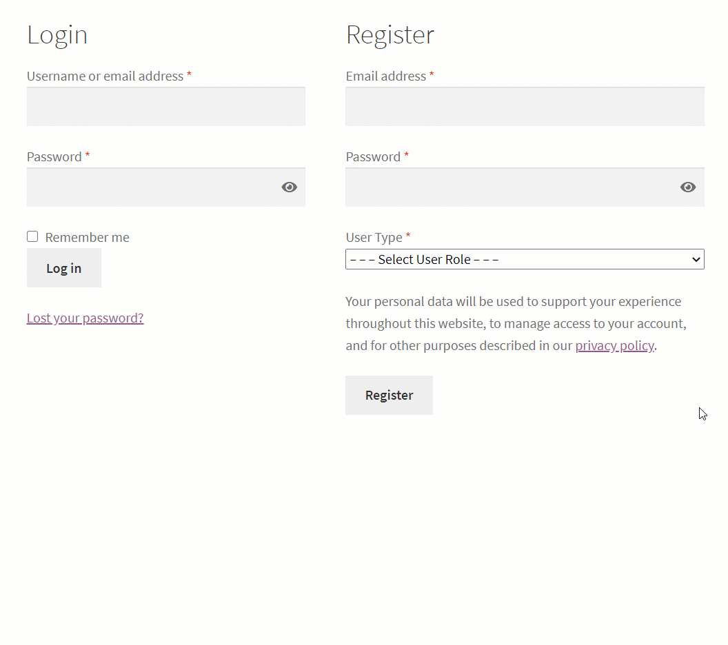 Wholesale Registration Business Registration Form