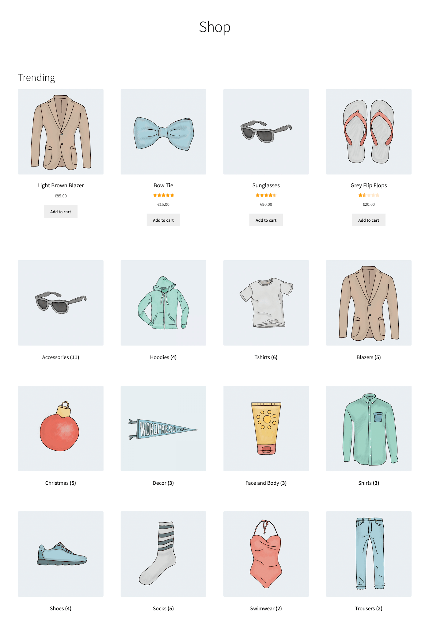 Best Selling Products in Shop Archives Documentation