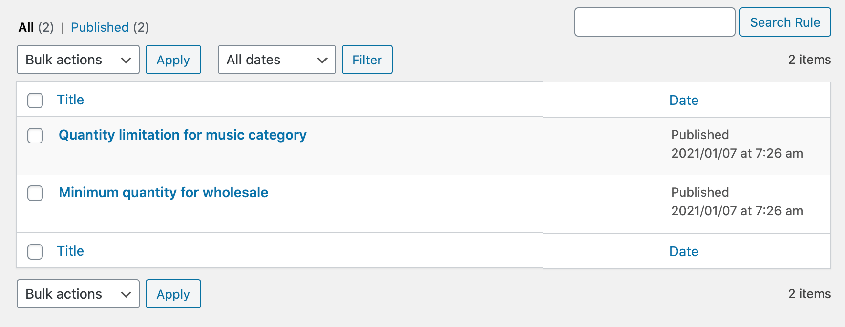 Advanced Product Quantity Documentation