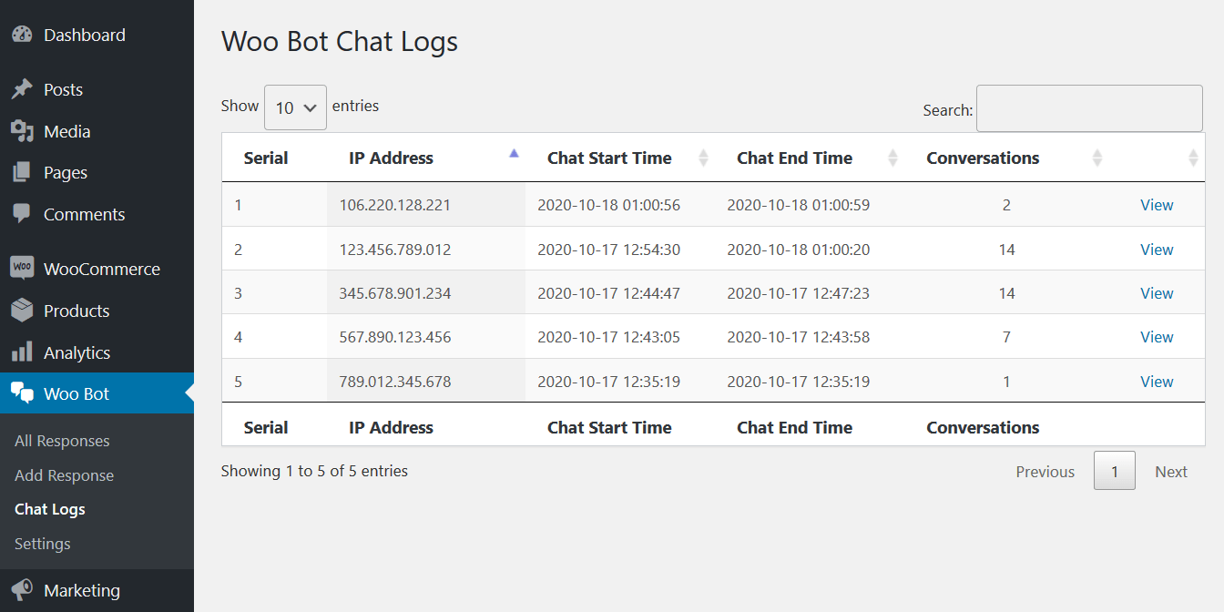 Woo Bot a ChatBot for Docs