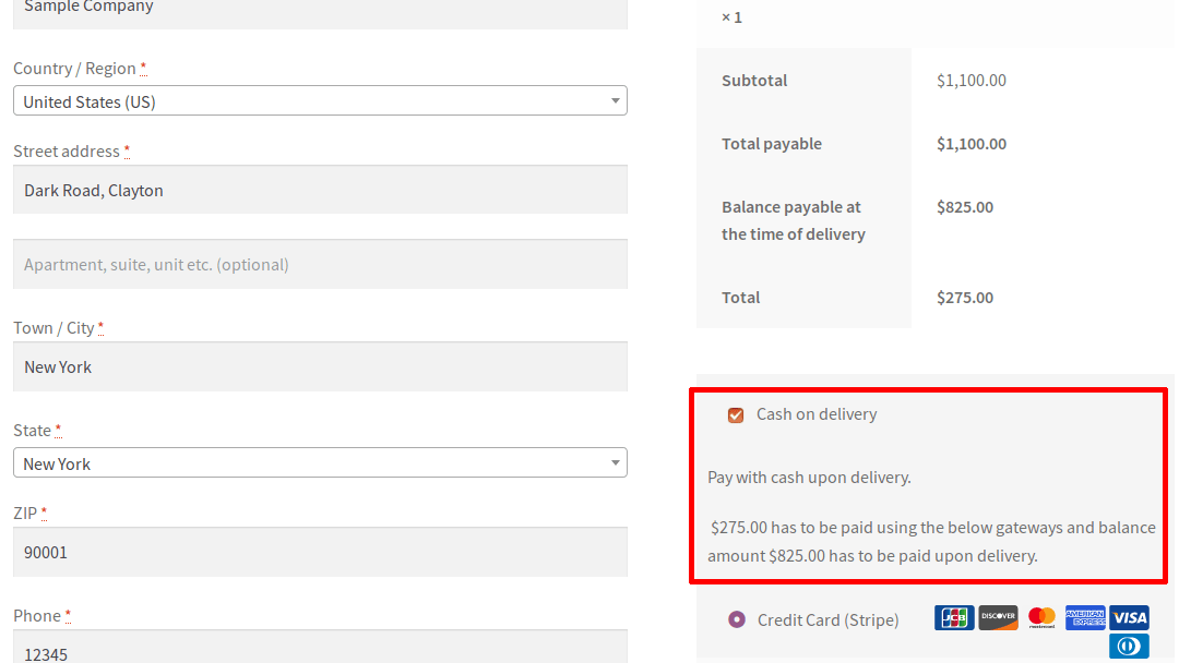 Cash on Delivery Pro for Charge a Deposit and Fee for COD