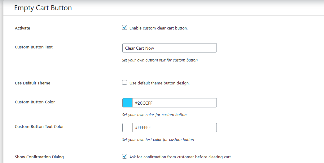 Clear Cart and Sessions After Time Plugin