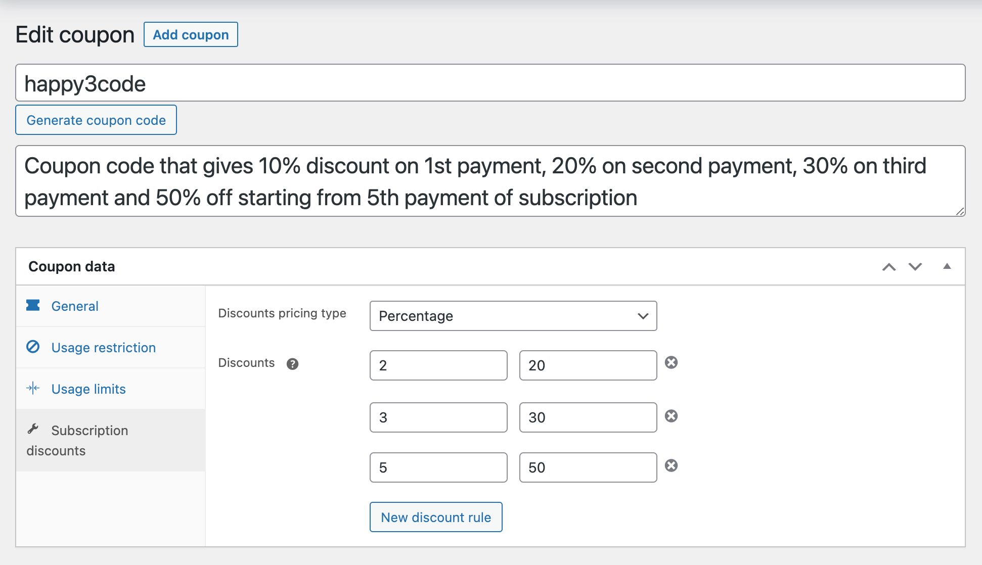 Discounts for Subscriptions Marketplace
