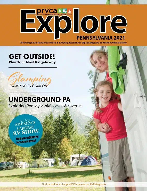 PRVCA Releases ‘21 Explore Pennsylvania Magazine Woodall's Campground