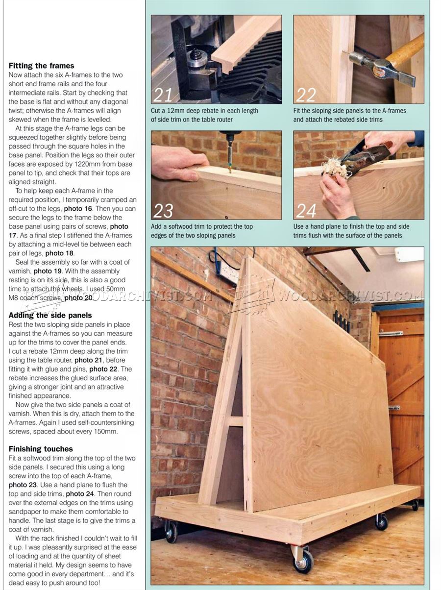 Plywood Storage Rack Plans • WoodArchivist