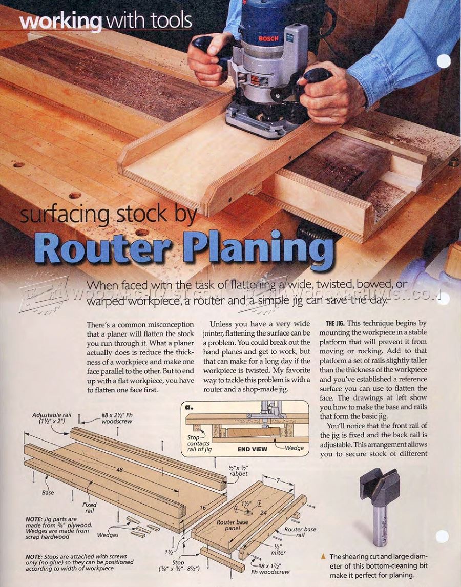 Router Planing Jig • WoodArchivist