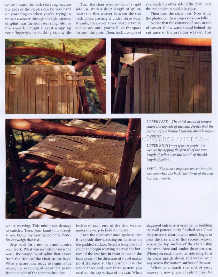 Shaker Rocking Chair Plans • WoodArchivist