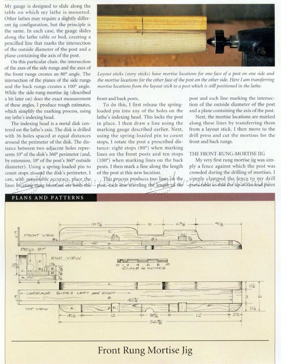Shaker Rocking Chair Plans • WoodArchivist