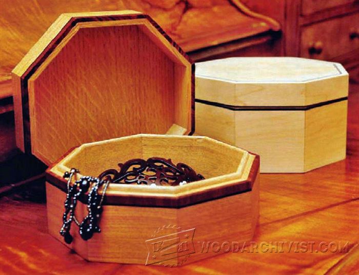 Octagonal Box Plan • WoodArchivist
