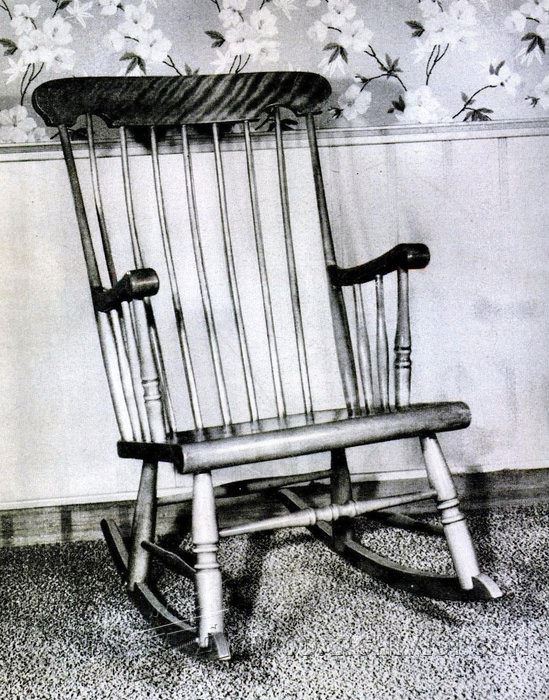 Boston Rocking Chair Plans • WoodArchivist