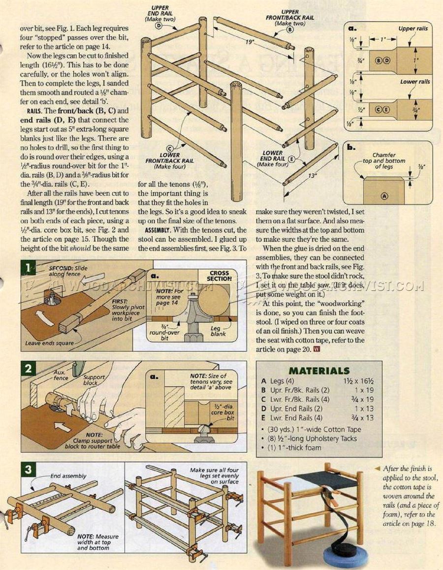 ShakerStyle Rocking Chair Plans • WoodArchivist
