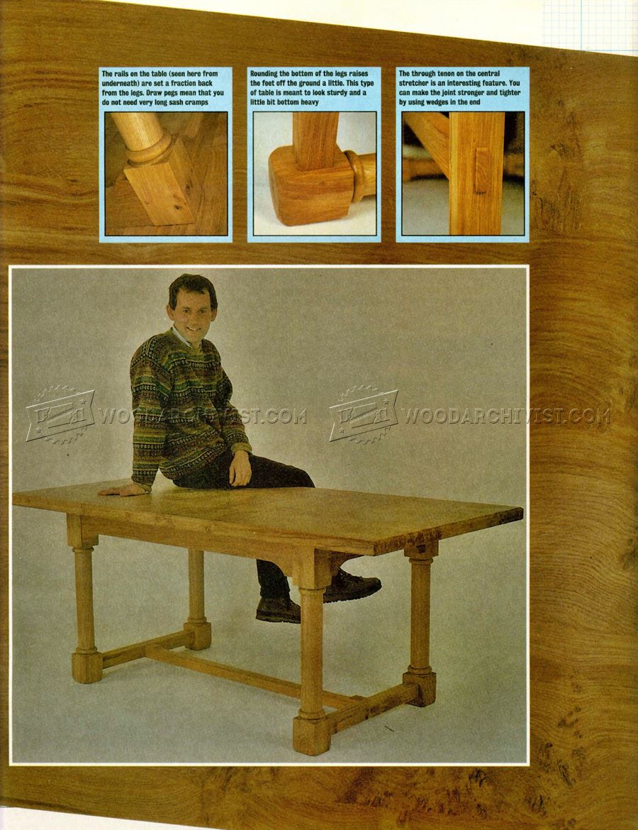 Country Table Plans • WoodArchivist