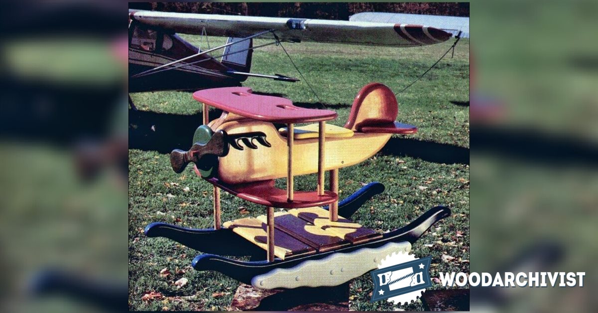 Rocking Airplane Plans • WoodArchivist