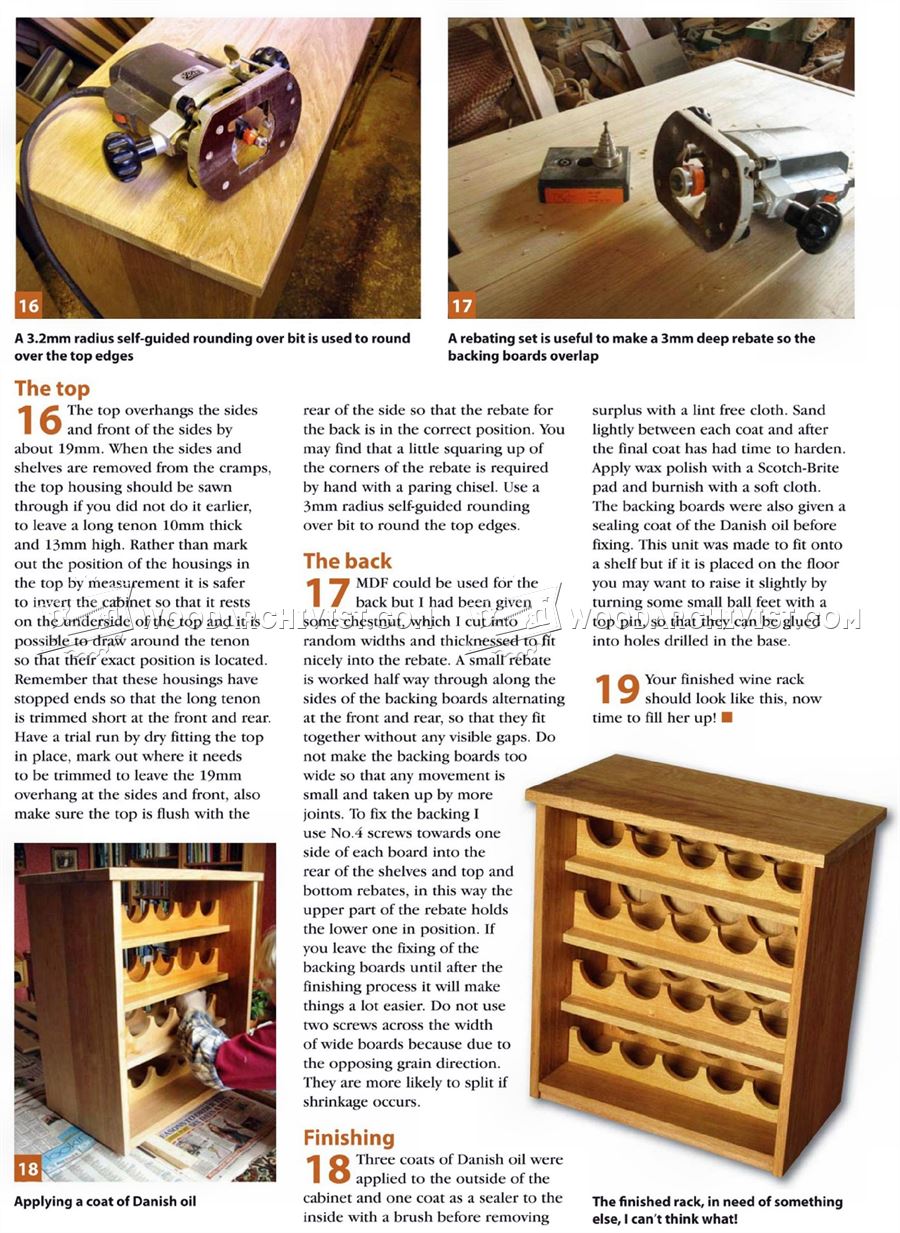 Wine Rack Plans • WoodArchivist