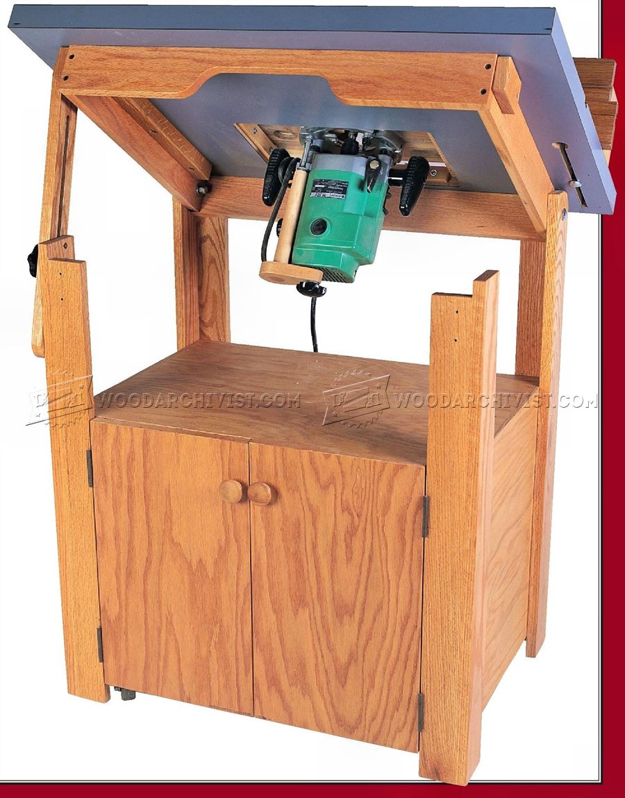 Tilt Top Router Table Plans • WoodArchivist
