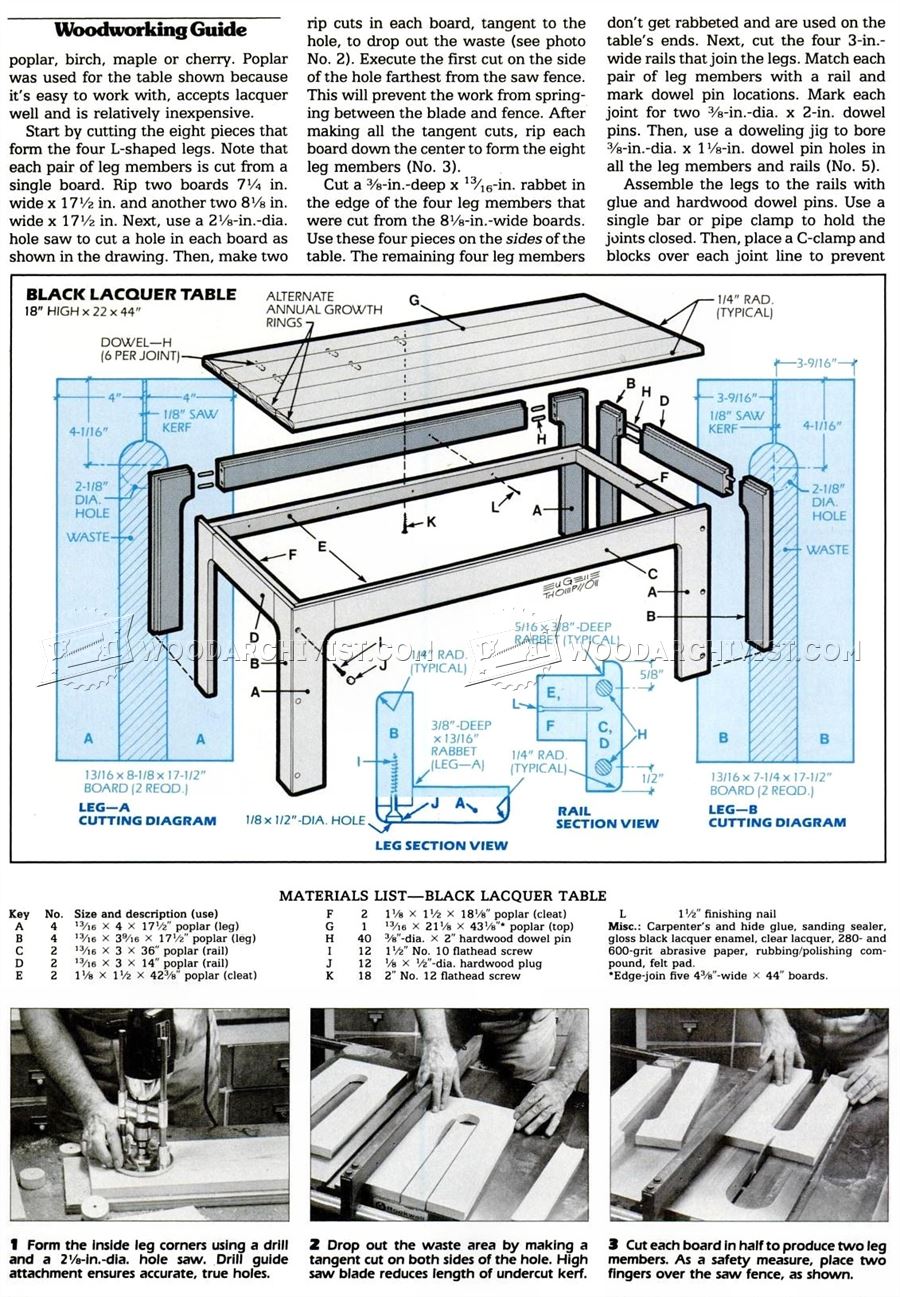 Build Coffee Table • WoodArchivist