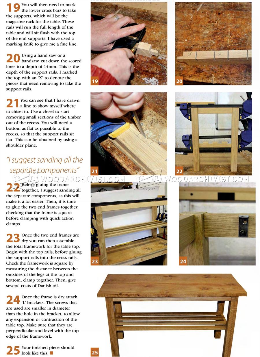 Build Coffee Table • WoodArchivist