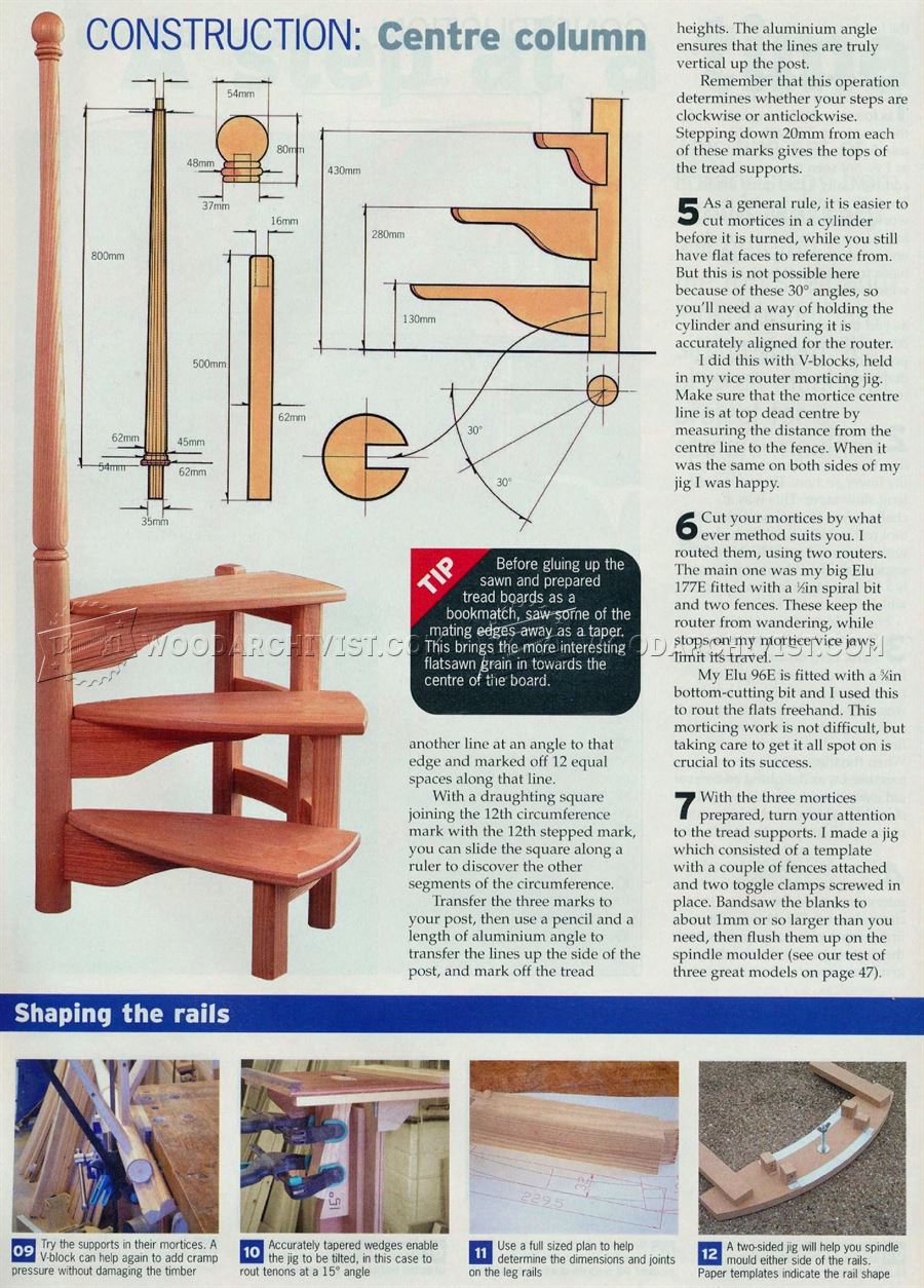 Library Steps Plans • WoodArchivist