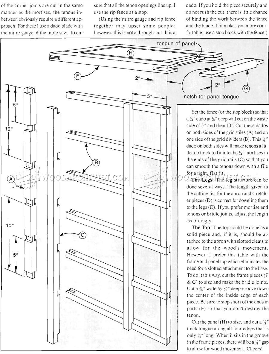 Wine Rack Table Plans • WoodArchivist