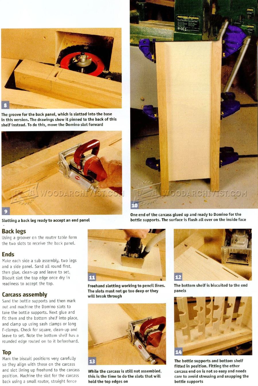 Wine Rack Table Plans • WoodArchivist