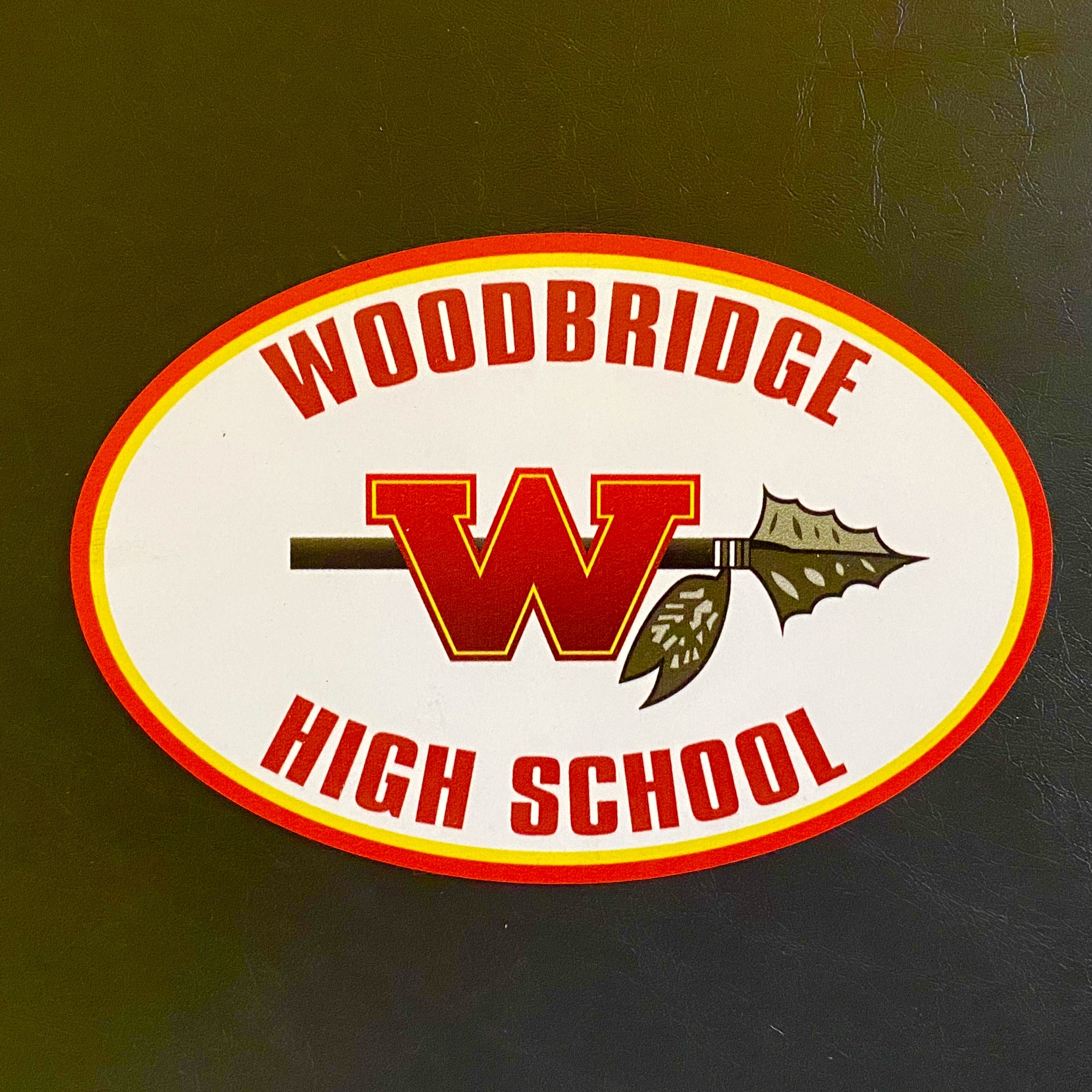Woodbridge High School Car (4″ X 6″ Strong stay on