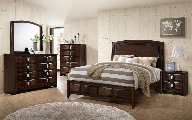 Beautiful Polish Bedroom Furniture Set at Best Price in Karachi.