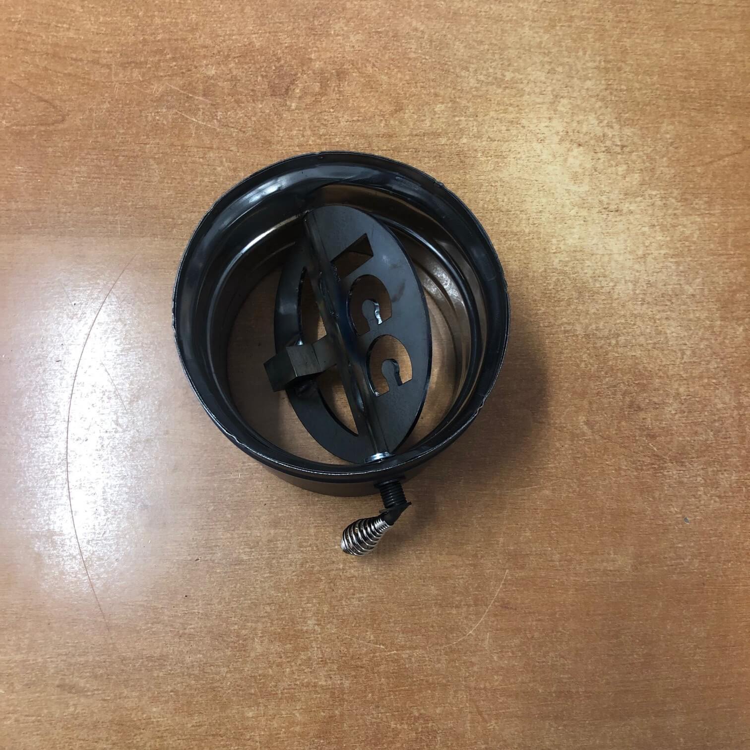 ICC Ultra Black Double Wall Stove Pipe Damper Section (UBD)