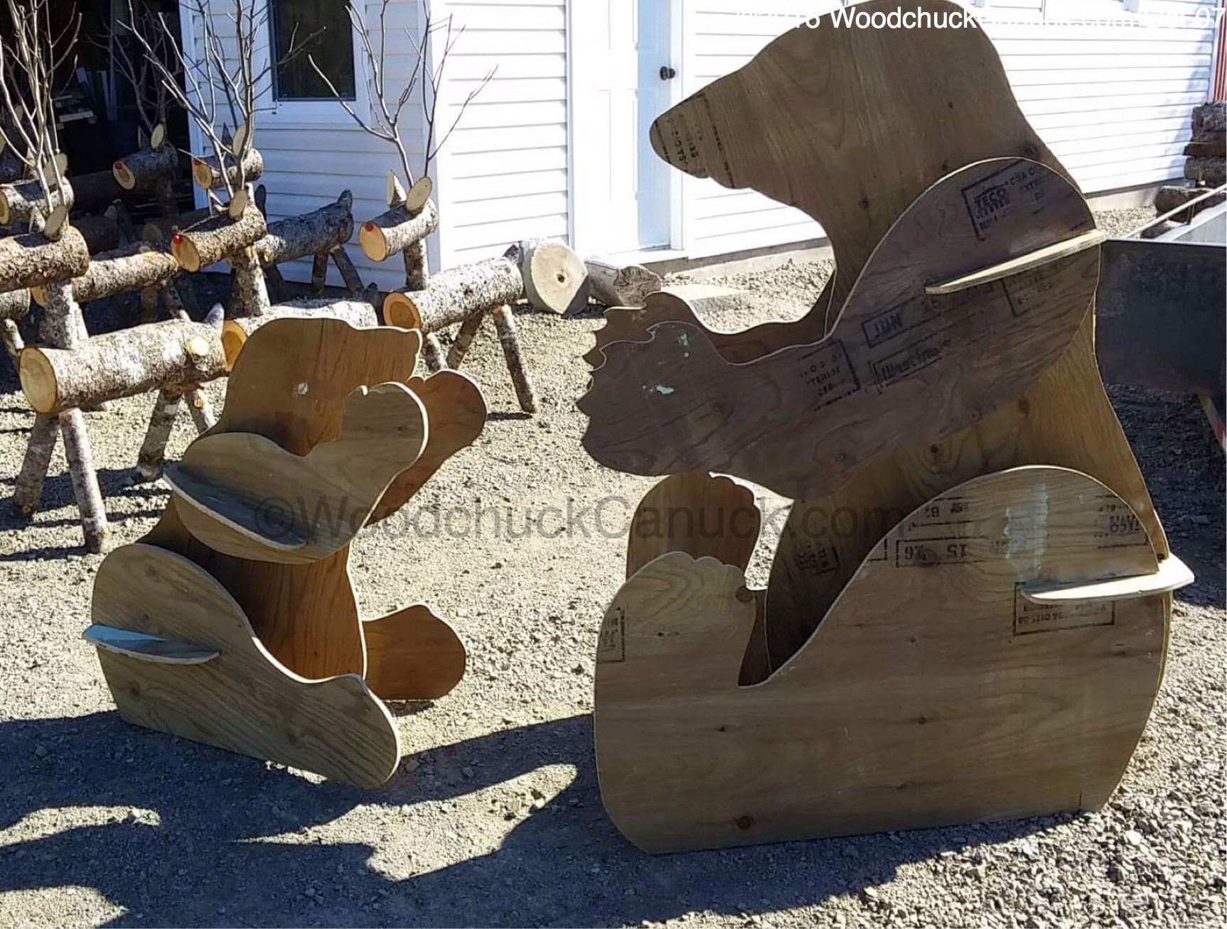 3D Momma and Baby Polar Bears