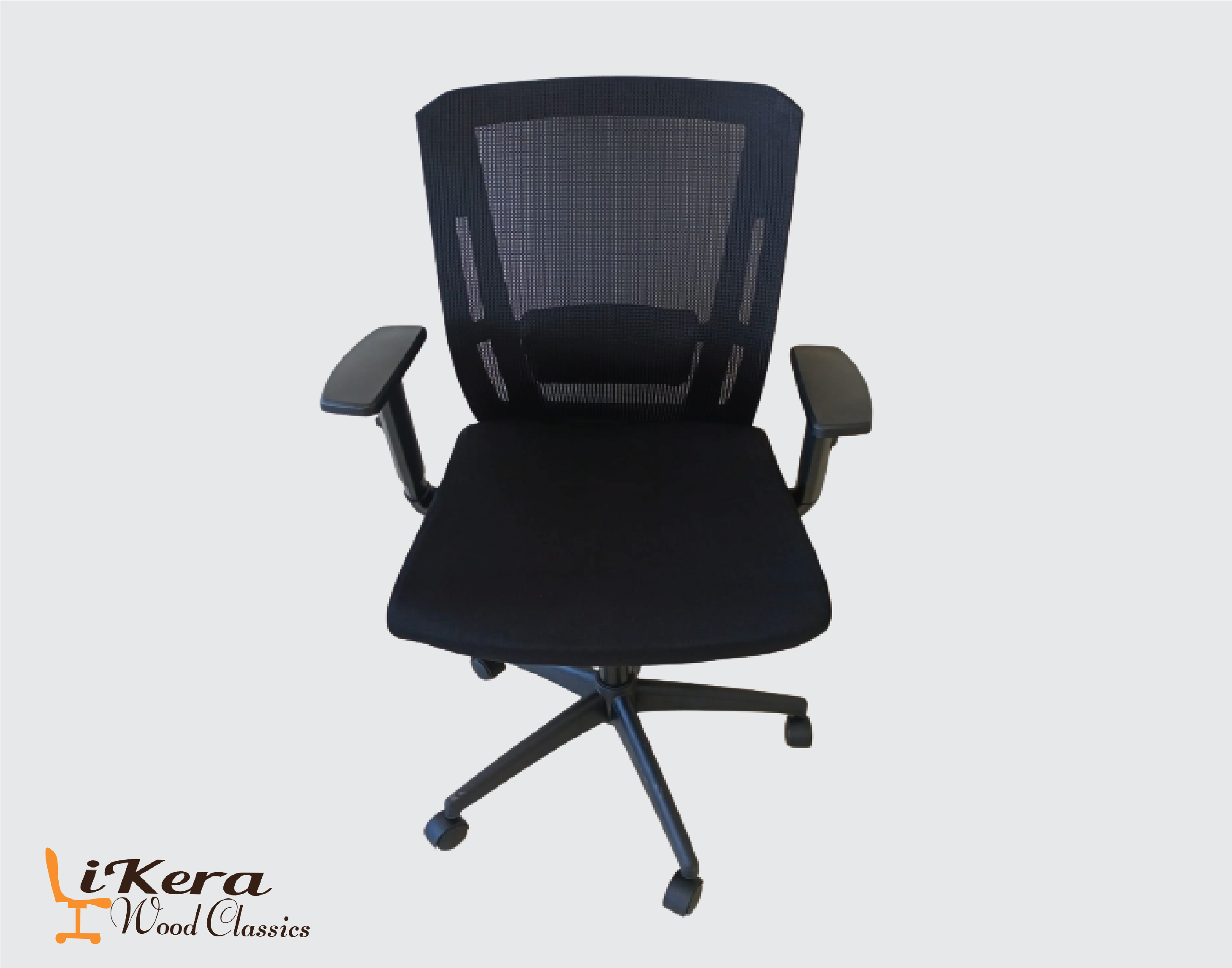 Mid-Back Office Chair - Wood classics