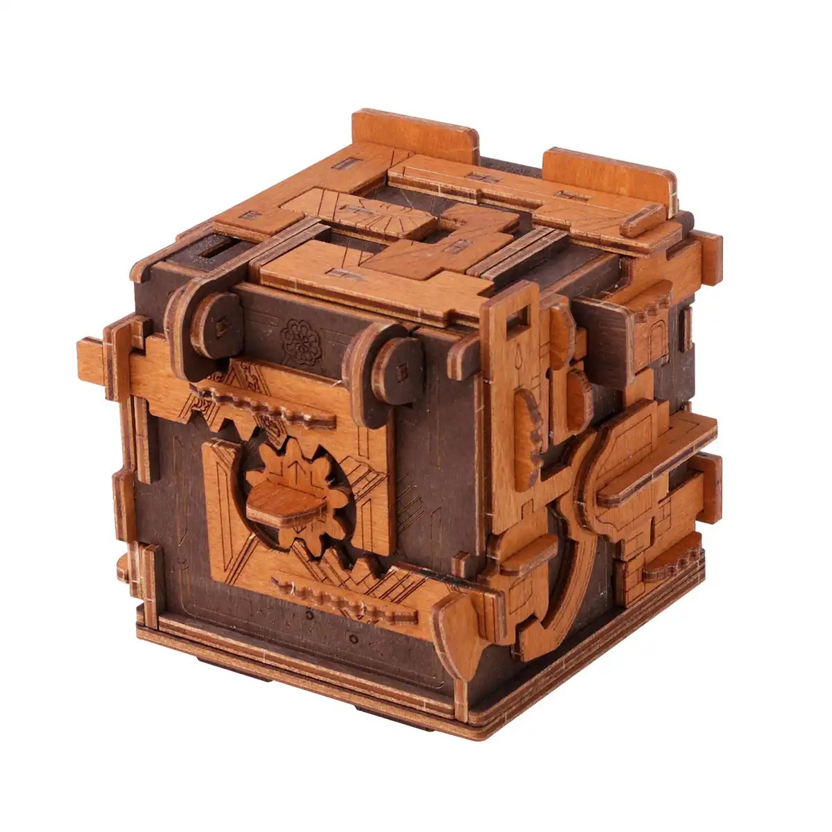 3D Wooden Box Puzzle Escape Room Puzzle Box Wooden.City