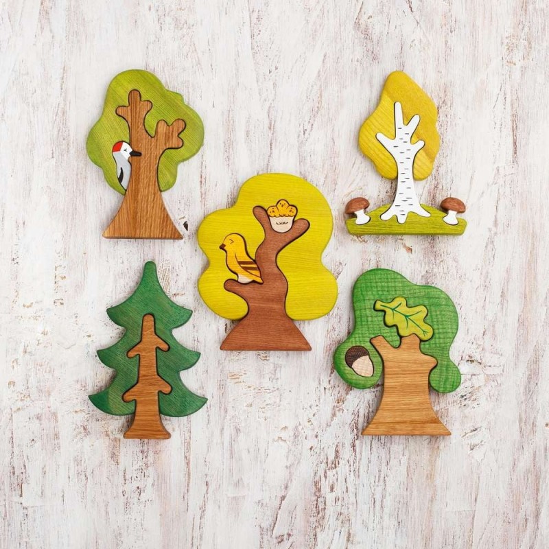 Wooden Tree Set (510 pcs) WoodenCaterpillar Toys