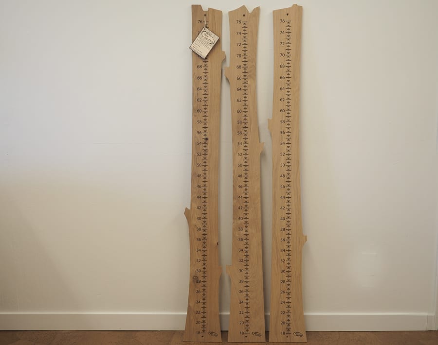 Growth Chart White Oak Unfinished Wood From The Hood