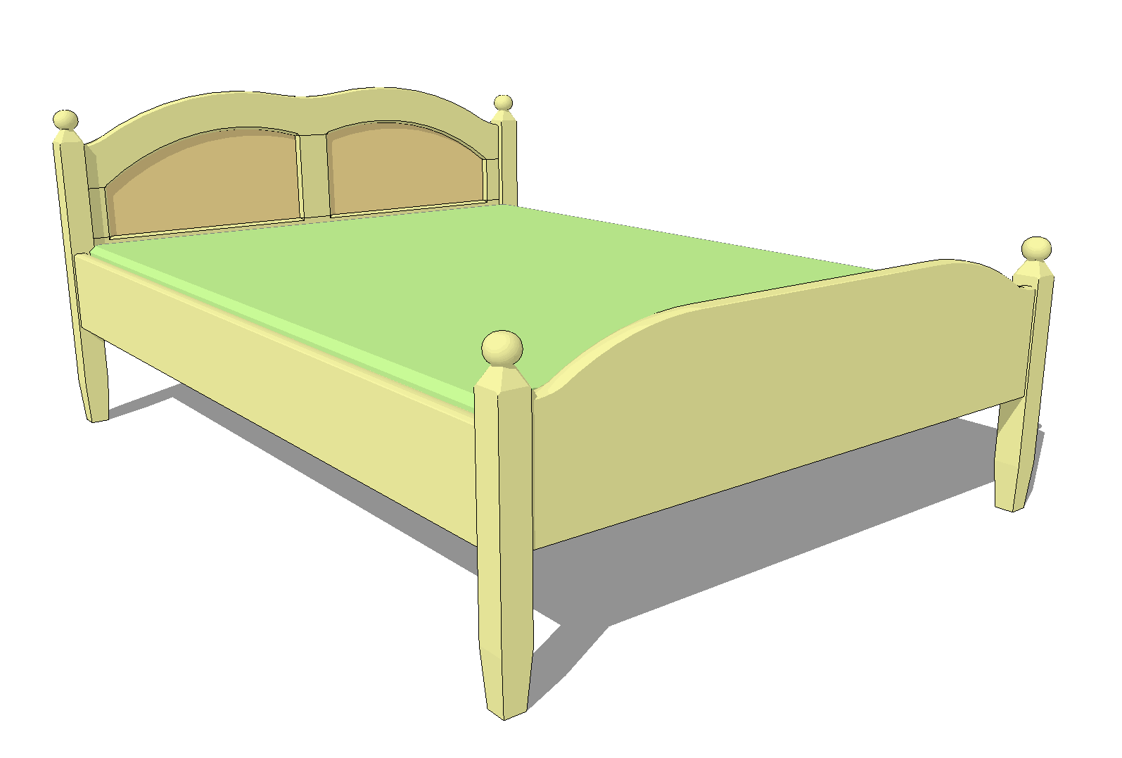 Double bed plans