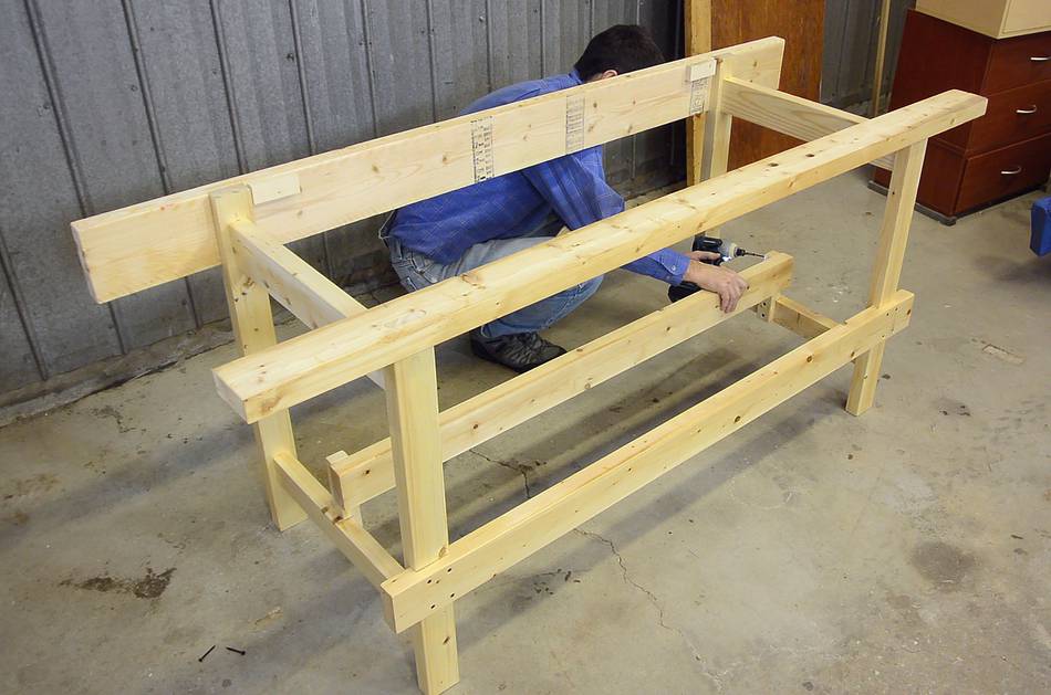 Mortise and tenon workbench