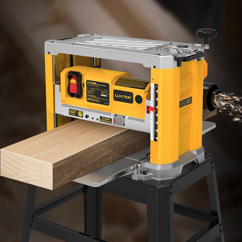 Unveiling the Power of the 13-Inch Benchtop Thickness Planer - Hand