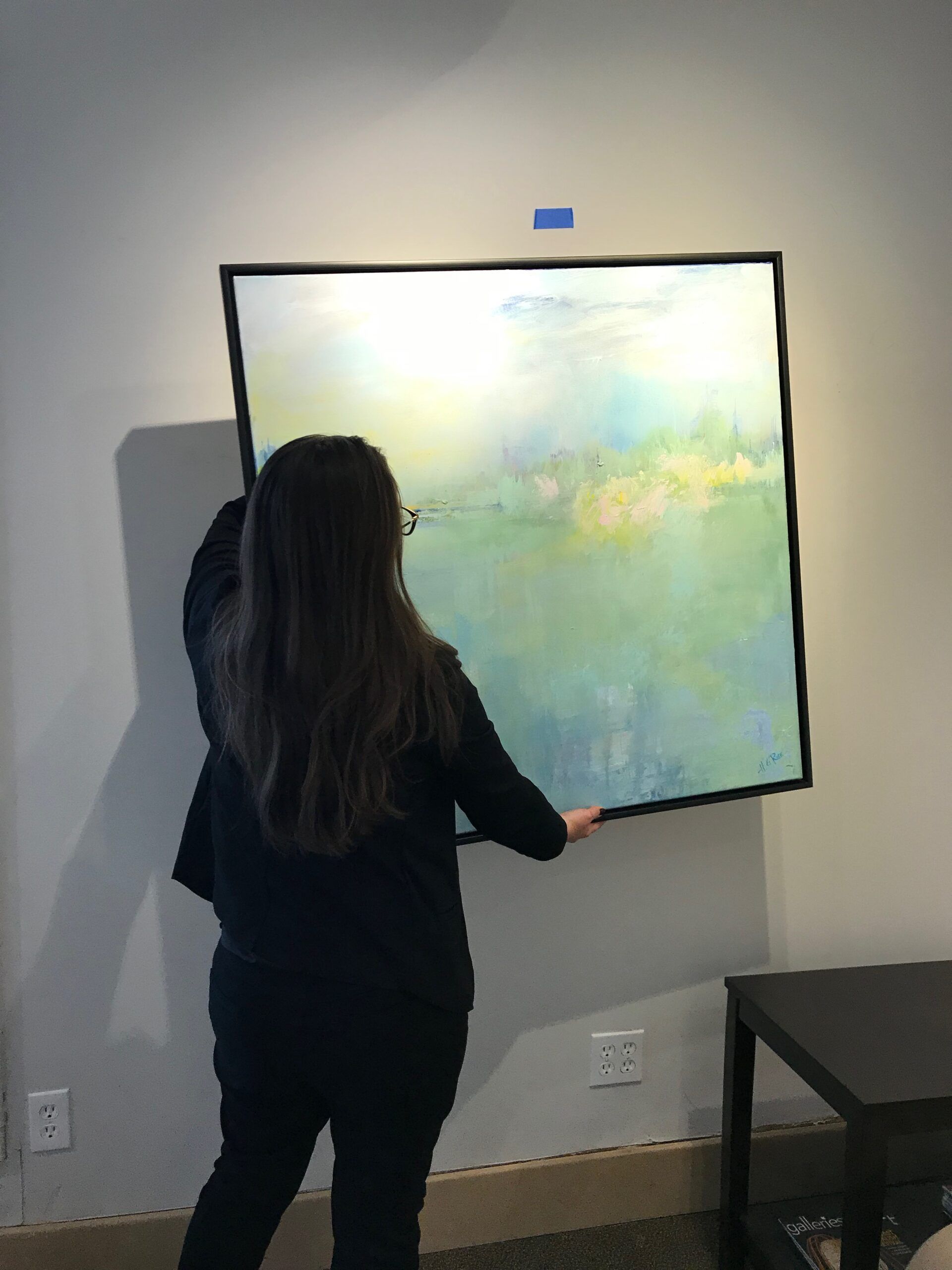 How to Hang A Painting Like A Pro Woodlands Gallery