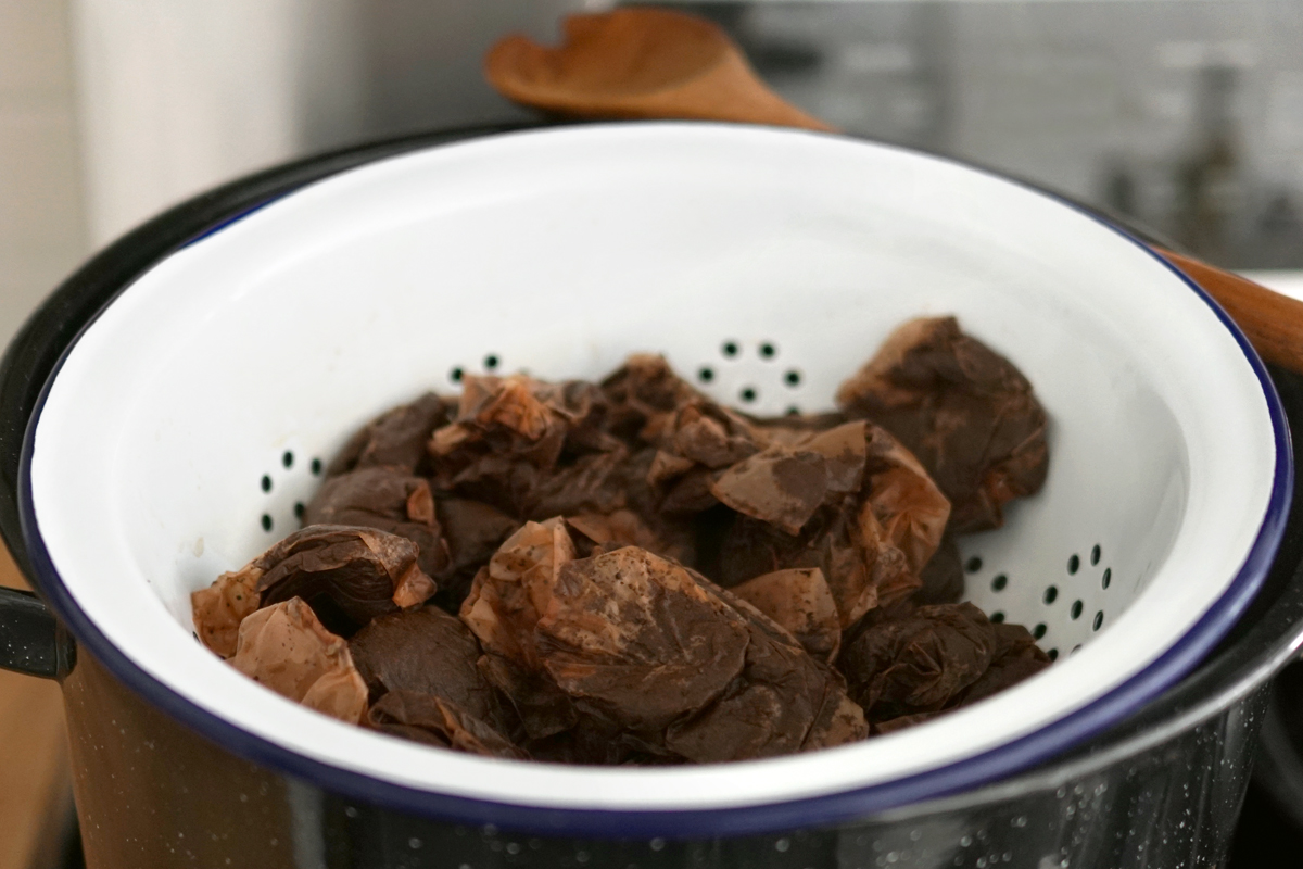 DIY Natural Dyeing with Tea Woodlark