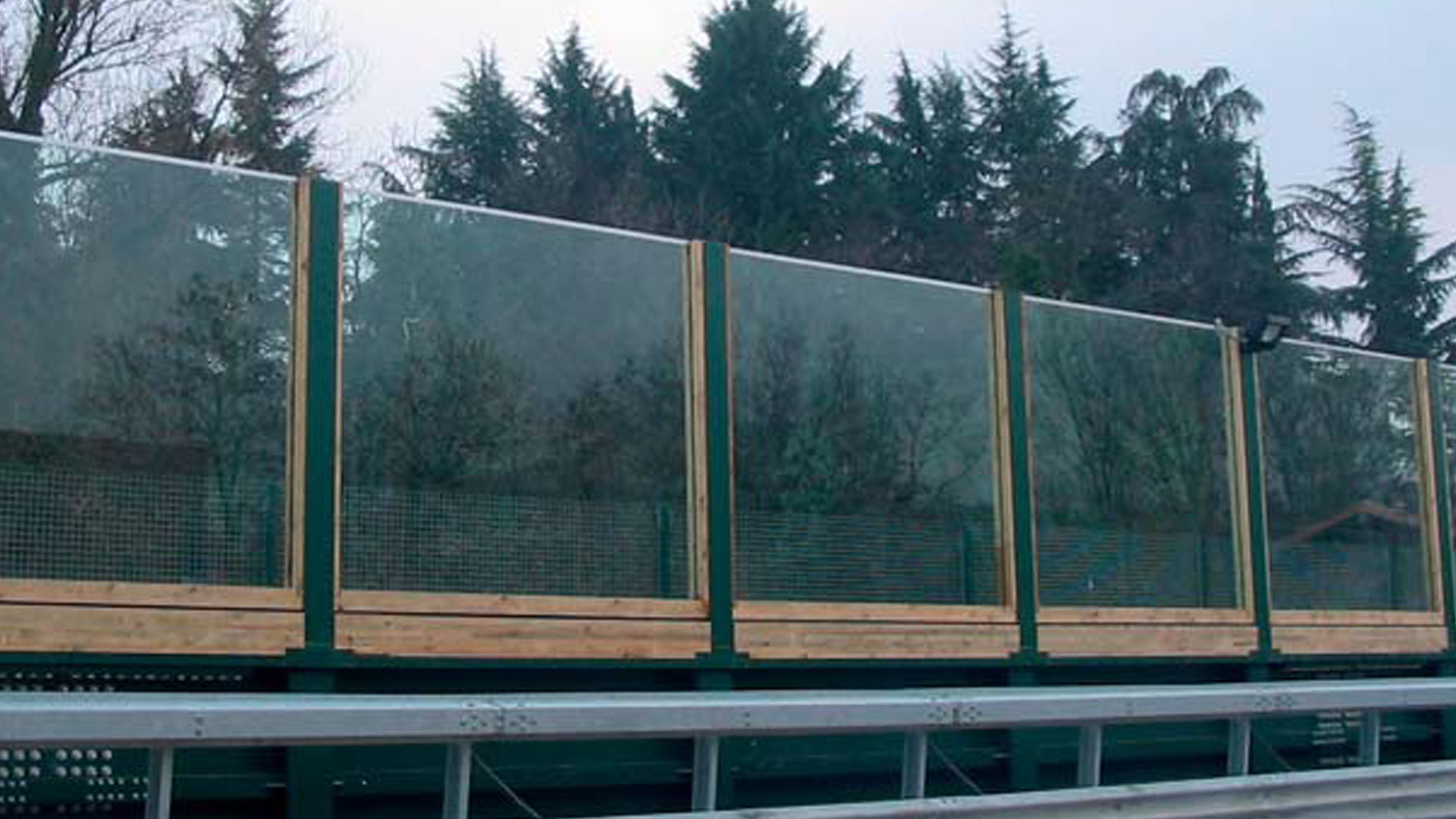 Pannelli antirumore trasparenti Wood Solutions