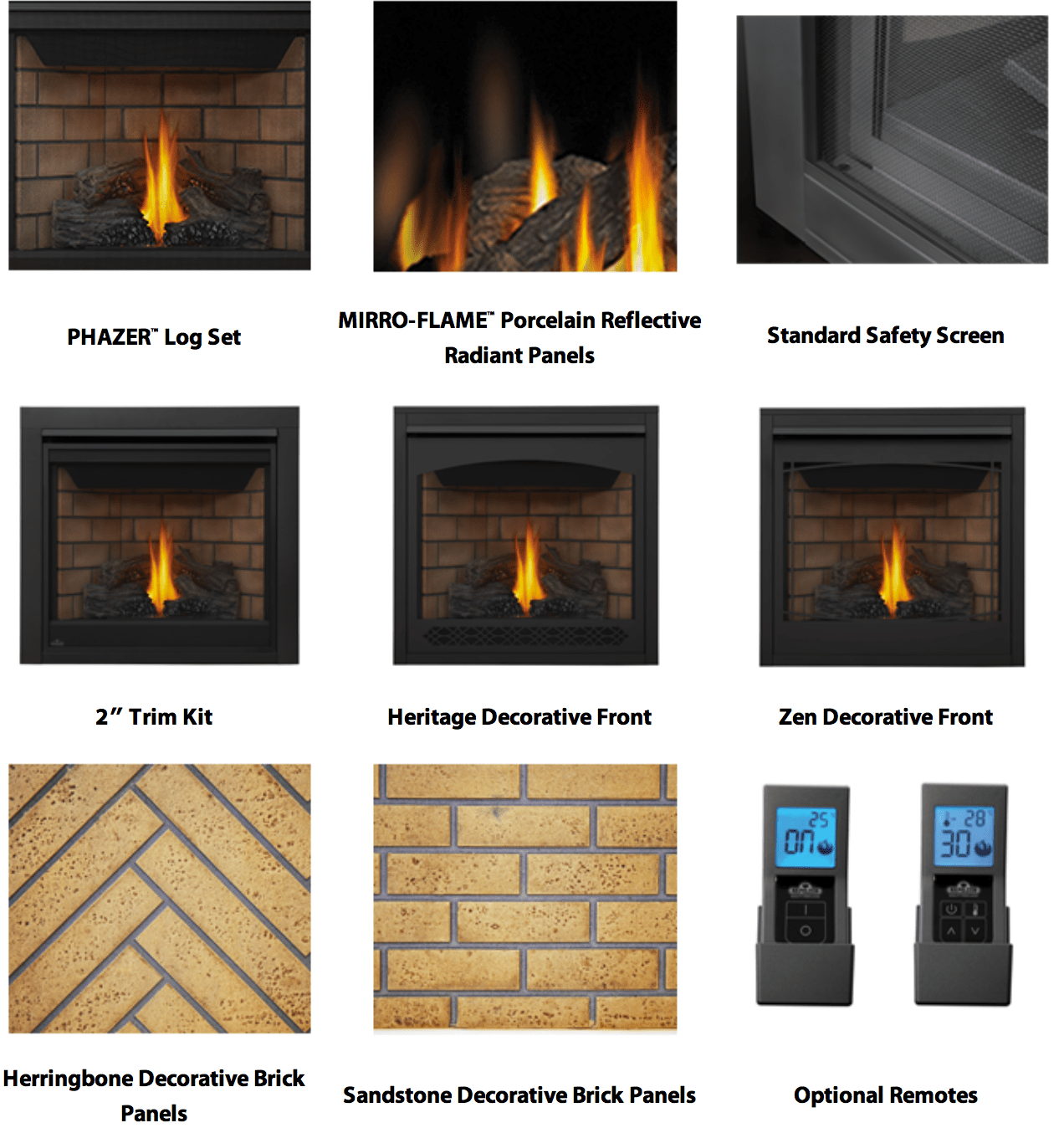 Napoleon Ascent GX36NTR Direct Vent Gas Fireplace at Obadiah's