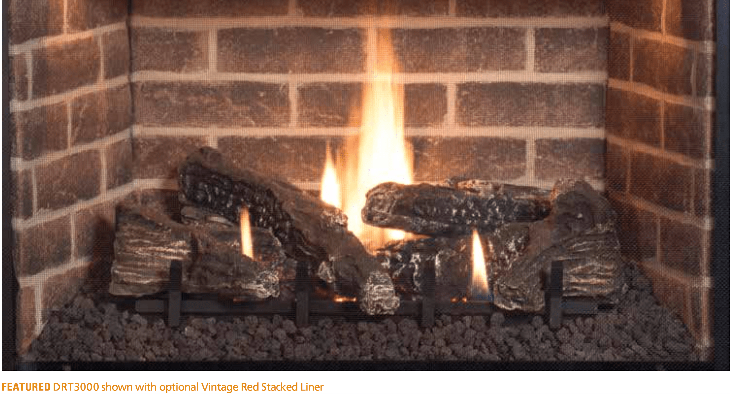 Astria Gemini / Superior DRT3000 Traditional Direct Vent Gas Fireplace by Obadiah's Woodstoves