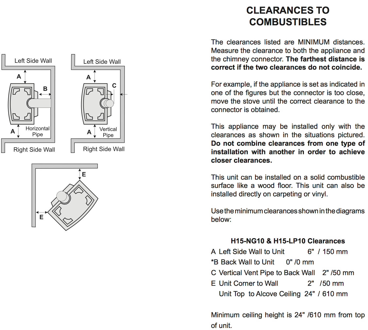 Regency Hampton H15 Cast Iron Direct Vent Gas Stove at Obadiah's