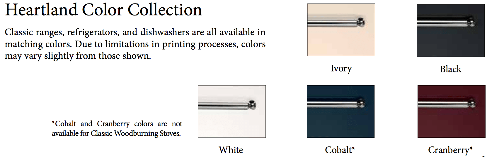 Heartland Classic 30” Single Door Refrigerator - Discontinued at Obadiah's