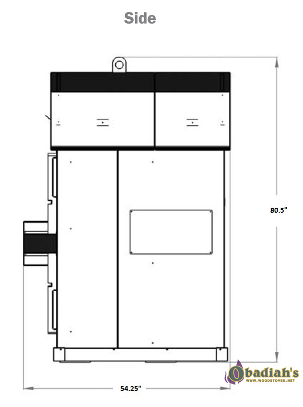 Econoburn EBW200170W EPA Outdoor Wood Gasification Boiler