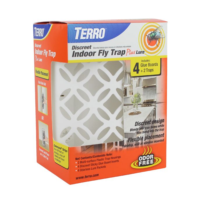 TERRO® Discreet Indoor Fly Trap Plus Lure T550